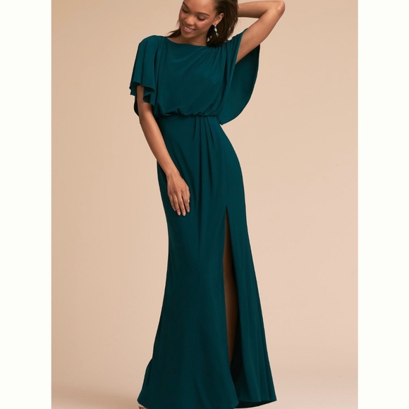 Elegant Teal Maxi Dress - Picture 2 of 2